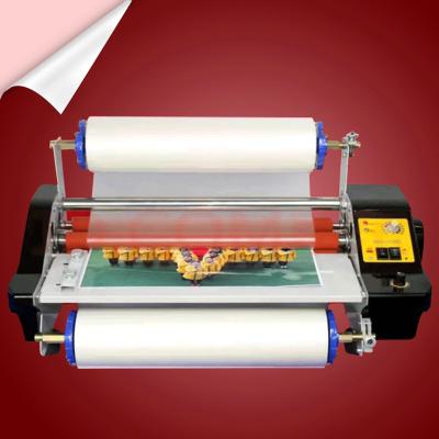 China DOM SEM Automatic Paper-feeding Photo Laminating Machine with Double Side Heating Cold Laminating A3 for sale