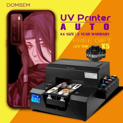 China Digital A4 Phone Cases UV Inkjet Printer UV Flatbed Phone Photo Printing Machine for sale