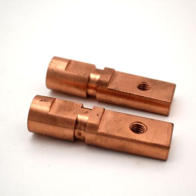 China Aluminum CNC Customized Copper Intelligent Robot Tank Coupling Accessories Copper Intelligent Track Car Parts Processing for sale