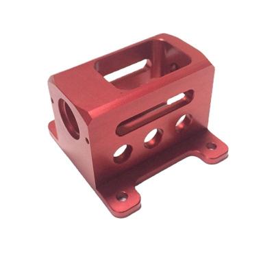 China Metal customized processing of non-standard shaped rudder housing, CNC aluminum alloy hardware parts, 20kg robot cover for sale