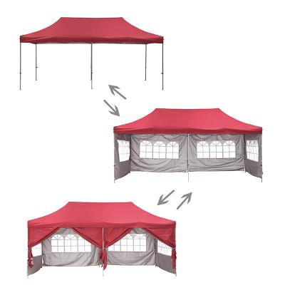 China Outdoor church window sidewalls Garden pavilion gazebo 3x6m tent for sale