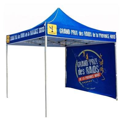 China Back wall pop up gazebo outdoor pop-up canopy tent custom Printed Advertised trade show display tents commercial tent for sale