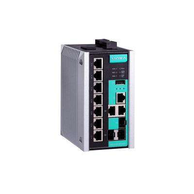 China Call POE for good price! MOXA EDS-510E-3GTXSFP managed Gigabit Ethernet switch with 7 10/100BaseT(X) ports for sale