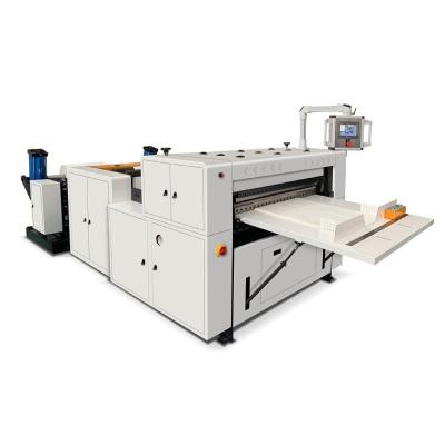 China Factory SMB 800-1600 High Productivity Film PVC Roll Digital Automated Paper Slitter With Separate Unwinder Stand for sale