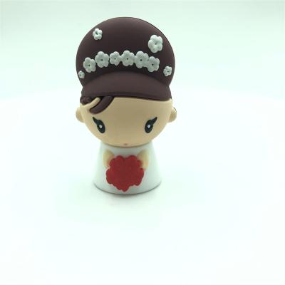 China Soft plastic USB3.0 USB3.0 16G 32G 64G u USB character shape bridal USB drive USB drive wedding gift soft plastic female disk for sale