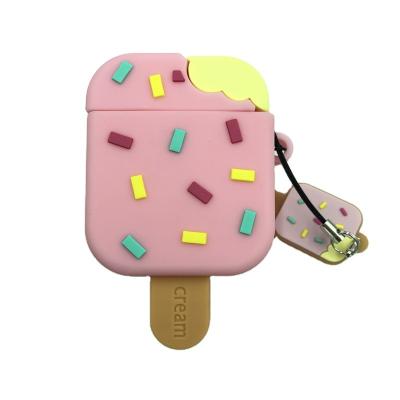 China New Design Lightweight Ice Cream Earphone Case Ice Cream Shape Headphone Case For AirPods 2 3 Pro for sale