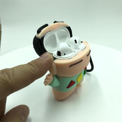 China Lightweight Cute Cartoon Character Headphone Case Pencil Xiaoxin Anti-drop Earphone Case Kids Earphone Case for airpods 2 3 pro for sale