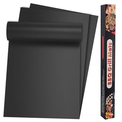 China 100% Disposable Grill Mat 0.2mm Thickness Non-stick BBQ Dustproof Grill Mat for sale