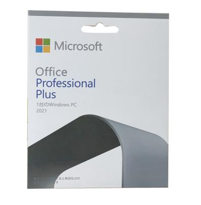 China Microsoft Office 2021 Professional Plus Version DVD Bag Office 2021 JAPANESE Professional Plus DVD Bag JAPANESE for sale