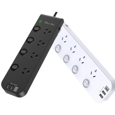 China Residential/General Purpose SAA Power Board Person Switches 4 Way Surge Protector for Australia Power Board for sale