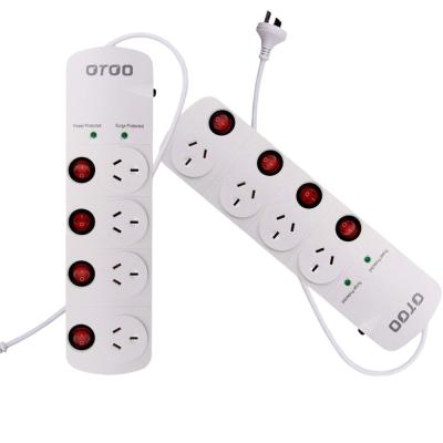 China Travel Power Safe Power Strip Power Board AU SAA Residential/General Purpose Electrical Outlet Certified Suitable For Australia for sale