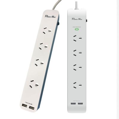 China New original residential/general purpose home power strip with 4 power outlets plug in US & AU & EU & UK standard power board for sale