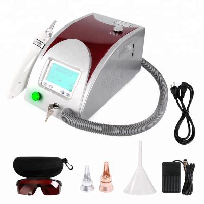 China Portable dye removal ND yag laser lamp 1064nm 532nm q switch ND yag laser equipment 1064nm laser for sale