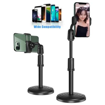 China Adjustable 360 ​​Rotate Adjustable Cell Phone Desktop Holder, Stabilize Stand Holder for Cell Phone (All Size) Black for sale