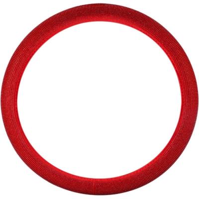 China Diamond Colorful Cute Car Decoration Accessories Non-slip Steering Wheel Cover D Type for sale