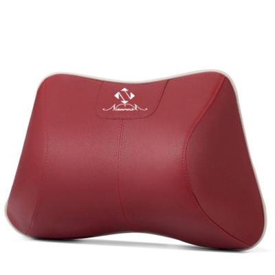 China Stronge And Breathable Soft High Quality Wholesale Leather Car Memory Foam Neck Headrest Cushion Pillow for sale