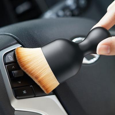 China Plastic Handheld Brush Car Cleaning Tool Car Air Conditioner Air Vent Cleaning Brush Car Crevice Dusting Artifact Interior Cleaning Brush for sale