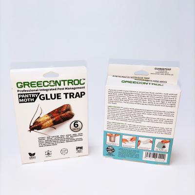 China Disposable Pheromone Glue Trap For Fabric Moth Trap For Pntry Fabric MOTH With Pheromone Coating for sale