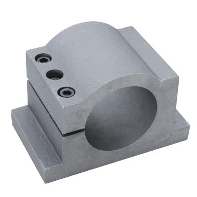 Cina precisione 85mm Spindle Motor Mount Bracket Clamp per la macchina di incisione CNC in vendita