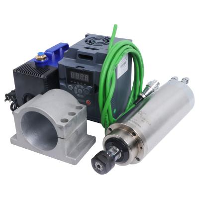 China 2.2kw Motor Drive ER20 Collet Water Cooled Spindle Kit for Woodworking Machinery for sale