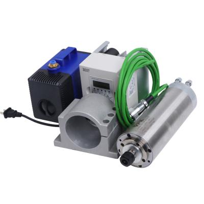 China YFK 1.5KW ER16 24000RPM Water Cooled Spindle Motor Kit With 1.5kw Inverter 80*218mm 5KG for sale