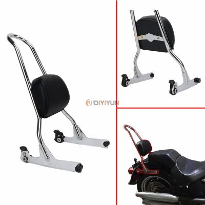 China Sissy Bar Boy FLSTF FLSTFB FLSTFBS For Harley Softail High Quality Seat Backrest Passenger Motorcycle Design Fashion Wholesale for sale