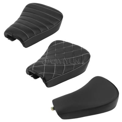 China Motorcycle Front Driver Seat PU Synthetic Leather Black Soloe For Harley Sportster XL 1200 72 48 2010-2015 for sale