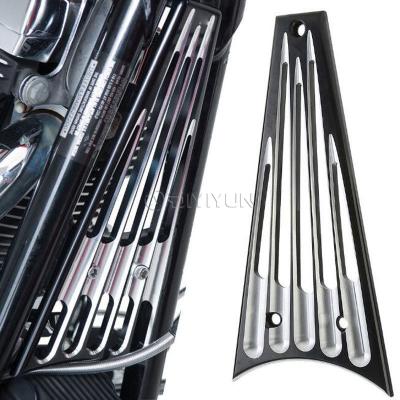 China Aluminum Alloy Aluminum Frame Radiator Grill Cover Protector For Harley Touring Street Glide FLHX 1993-2013 for sale