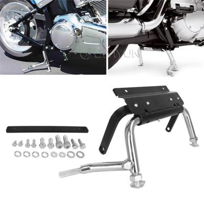 China Adjustable Steel Motorcycle Kick Side Pre Stand For Harley Touring Center Stand 1999-2008 for sale