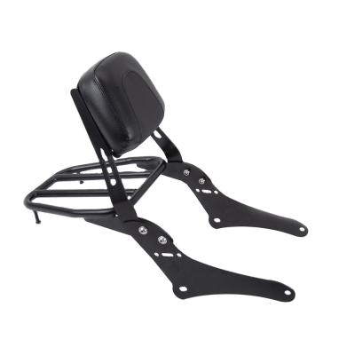 China High Quality Backrest Sissy Bar Luggage Rack For Honda 300 500 CMX300 Rebels CMX500 2017-2020 Black Metal+leather Motorcycle Backrest for sale