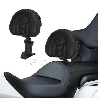 China Aluminum + PU Leather Motorcycle Sissy Bar Adjustable Detachable Backrest For Honda Goldwing GL1800 GL GoldWing 1800 18-20 for sale