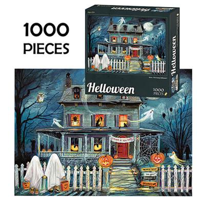 China Cartoon Toy Kids Educational Toys Puzzle 1000 Piece Halloween Brain Teaser For Adult for sale