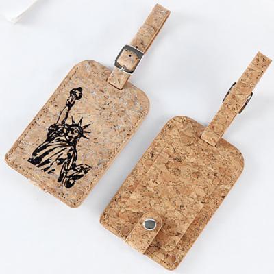 China New Eco-friendly Liberty Travel Luggage Tags Custom Leather Luggage Tag Statue for sale