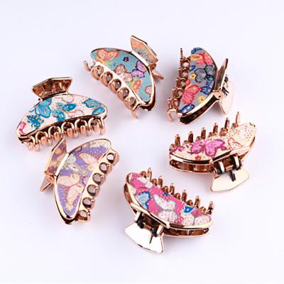 China Fashionable Hot Hair Pins Accessories Butterfly Hair Claw Clips Accessories For Women for sale