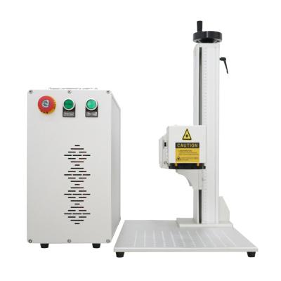 China Auto focus 30W 50W 100W split Fiber portable laser marking machine for metal 3D laser marking machine price for sale