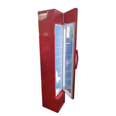 China Commercial Display Freezer 105L For Supermarket OEM Vertical Ice Cream Fridge for sale