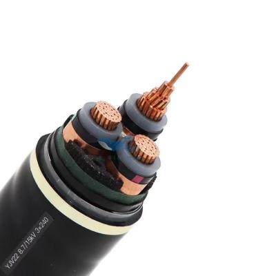 Chine YJV YJV22 Copper Power Cable High Voltage Multi-core 1KV~35KV à vendre