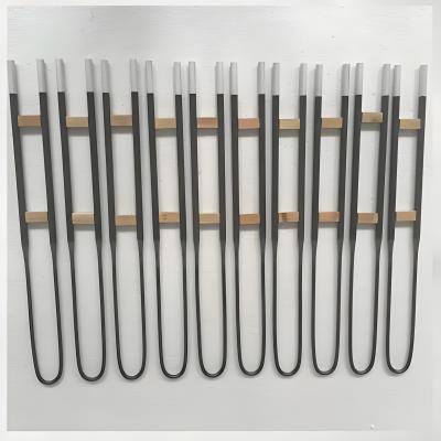 China U Type MoSi2 Heating Element 1800C Moly Disilicide Heating Elements for sale