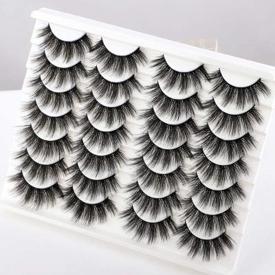 China Long Fake 100% Natural Natural Mink Lashes Wholesale 25mm 3D Mink Eyelash Vendor for sale