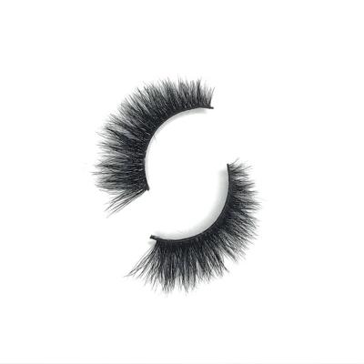 China 3D Strip Natural Wholesale Mink Eyelashes Vendors Mink Lashes and Private Label Mink Eyelashes Extension for sale