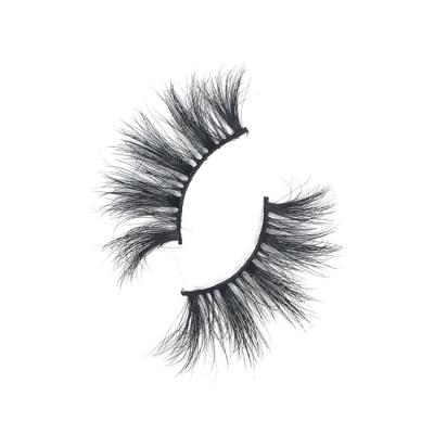 China Soft 2022 Luxury Fluffy Wholesale Hot Sale Suppliers Natural 3D Mink False Eyelashes 25mm 100% China Real Mink Lashes Handmade for sale