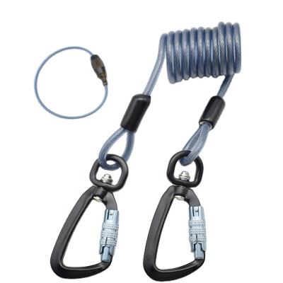 China Galvanized Steel High Alkali Resistance Abrasion Proof Spring Wire Tool Safety Rope For Scaffold Builders for sale