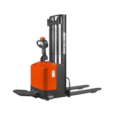 China Hotels All Electric Stacker Position Forklift 1.5T 3M Loading And Unloading Stacker for sale