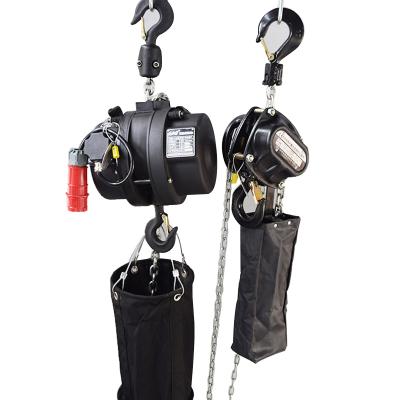 China Lifting Goods Showcase Equipment Lighting Performance Light Ring Chain Hoist 1t 3T Electric Stage Hoist for sale