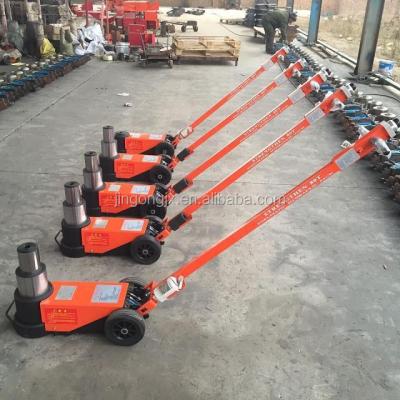 China Hydraulic Heavy Duty Air Floor Jack / Pneumatic Trolley Jack50T80T Pallet Jack 1-10T for sale