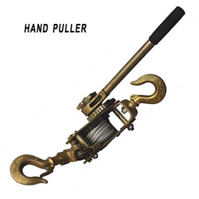 China Power Tools Wire Rope Hand Power Puller With Single Gear And Double Hooks for sale