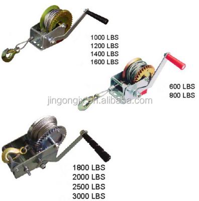 China CRANES Long Rope Winch Industrial Hand Winch Good Selling for sale