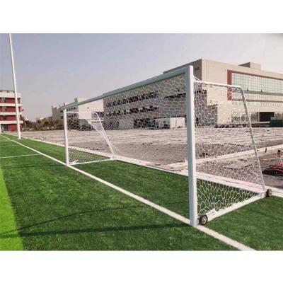 China Aluminum Alloy  Hot sale  Aluminium football goals and net football goal post  soccer goal  for exporr for sale