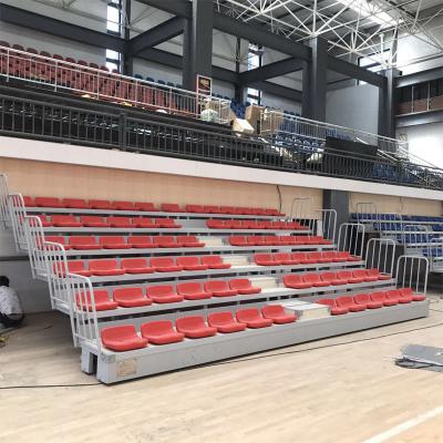 China Basketball Court  factory wholesale Retractable gym bleachers outdoor telescopic grandstand seating bleacher for football Basketball court for sale