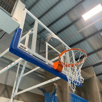 China Indoor or outdoor High Quality Tempered Glass Basketball Backboard basketball backboard and rim replacement for sale